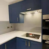 Signal Grey Colour Glass Splashback - Bespoke - CreoGlass®