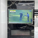 Silver - Black Opera Splashback - Bespoke - CreoGlass®
