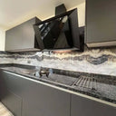 Silver- Famida - Splashback - Bespoke - CreoGlass®