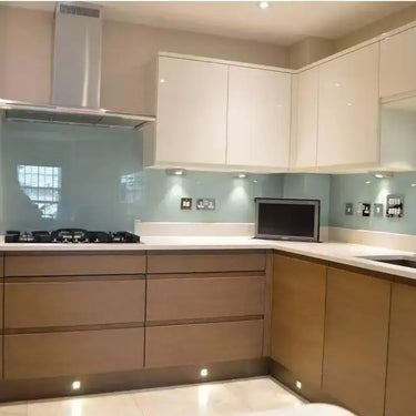 Matt Soft Fauna 3 Colour Glass Splashback - Bespoke - CreoGlass®