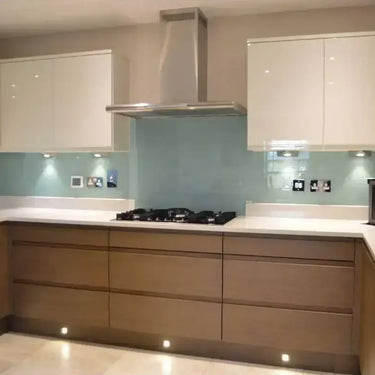 Soft Fauna 3 Colour Glass Splashback - Bespoke - CreoGlass®