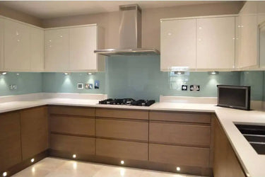Matt Soft Fauna 3 Colour Glass Splashback - Bespoke - CreoGlass®