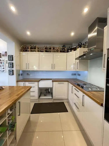 Matt Soft Fauna 5 Colour Glass Splashback - Bespoke - CreoGlass®