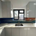 Sunset Beach Printed Glass Kitchen Splashback - Bespoke - CreoGlass®