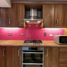 Matt Telemagenta Colour Glass Splashback - Bespoke - CreoGlass®