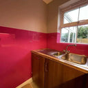 Matt Telemagenta Colour Glass Splashback - Bespoke - CreoGlass®