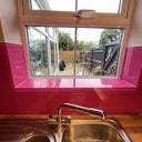 Matt Telemagenta Colour Glass Splashback - Bespoke - CreoGlass®