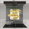 Too Glam to Give a Damn Printed Glass Splashback - DIY - CreoGlass®