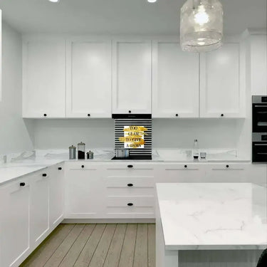 Too Glam to Give a Damn Printed Glass Splashback - DIY - CreoGlass®