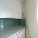 Matt Tuscan Glade Colour Glass Splashback - Bespoke - CreoGlass®