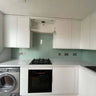 Matt Tuscan Glade Colour Glass Splashback - Bespoke - CreoGlass®