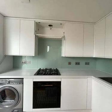 Tuscan Glade Colour Glass Splashback - Bespoke - CreoGlass®