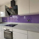 Matt Violet Colour Glass Splashback - Bespoke - CreoGlass®