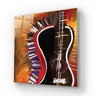 Abstract Acoustic Guitar Glass Wall Art - DIY - CreoGlass®
