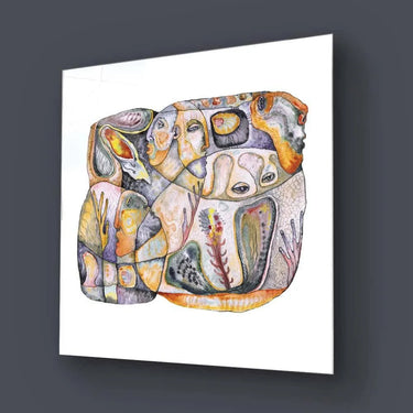 Abstract Bioforms Glass Wall Art - DIY - CreoGlass®