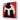 Abstract decorative glass art with bold red, black, and blue shapes for modern interior design