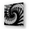 Abstract Halftone Shell Spiral Glass Wall Art - DIY - CreoGlass®