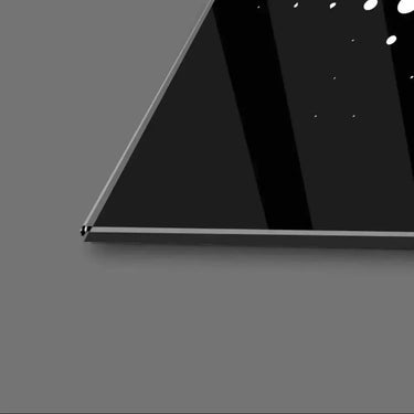 Abstract Halftone Shell Spiral Glass Wall Art - DIY - CreoGlass®