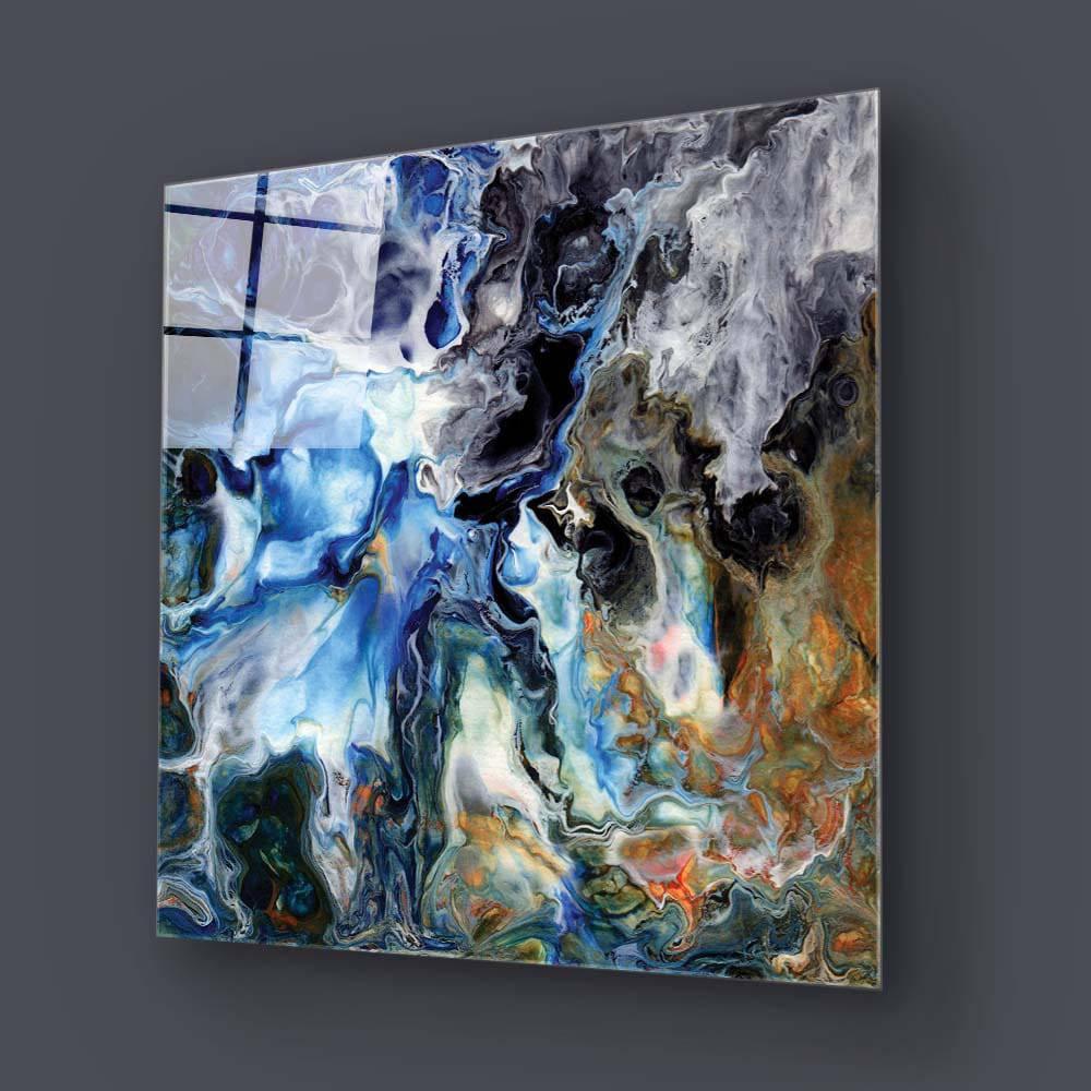 Abstract Liquid Structure Glass Wall Art - DIY - CreoGlass®