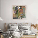 Abstract Prints Collage Glass Wall Art - DIY - CreoGlass®