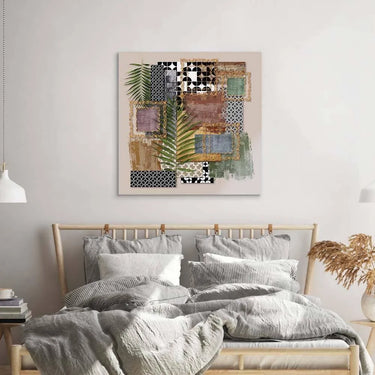 Abstract Prints Collage Glass Wall Art - DIY - CreoGlass®