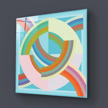 Abstract Quadrant Glass Wall Art - DIY - CreoGlass®
