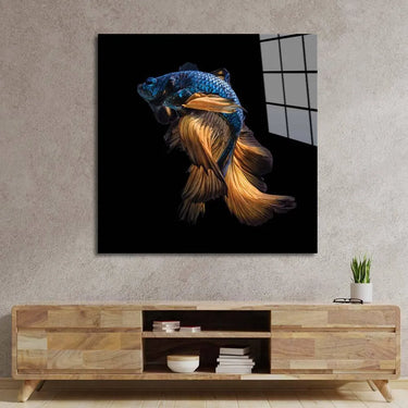 Betta Fish Glass Wall Art - DIY - CreoGlass®