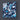 Blue and White Abstract Drops Glass Wall Art - DIY - CreoGlass®