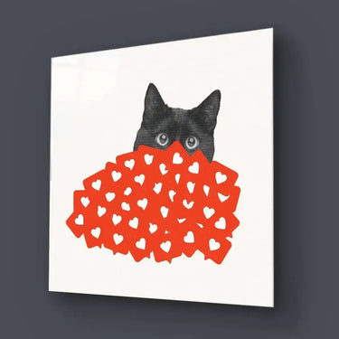 Celebrity Cat Glass Wall Art - DIY - CreoGlass®