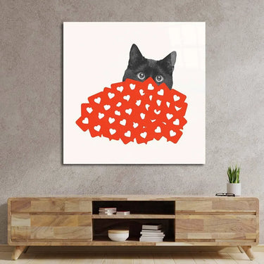 Celebrity Cat Glass Wall Art - DIY - CreoGlass®
