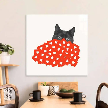 Celebrity Cat Glass Wall Art - DIY - CreoGlass®