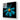 Cerulean Daisy Glass Wall Art - Square Sizes - DIY - CreoGlass®