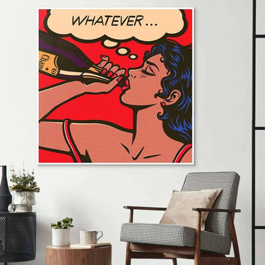 Champagne Retro Glass Wall Art - DIY - CreoGlass®