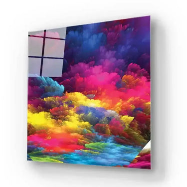 Colourful Clouds Splashback DIY - Mix and Match - CreoGlass®