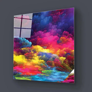 Colourful Clouds Glass Wall Art - DIY - CreoGlass®