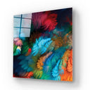 Colourful Leaves Glass Wall Art - DIY - CreoGlass®