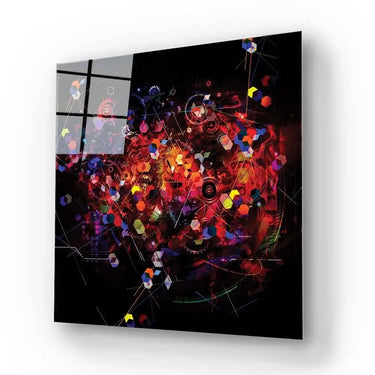 Colourful Mechanics Glass Wall Art - DIY - CreoGlass®