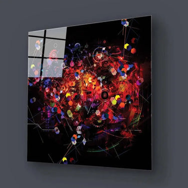Colourful Mechanics Glass Wall Art - DIY - CreoGlass®