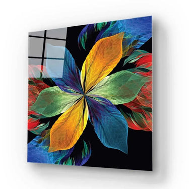 Colourful Petals Glass Wall Art - DIY - CreoGlass®