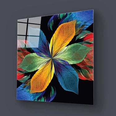 Colourful Petals Glass Wall Art - DIY - CreoGlass®