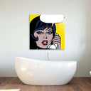 Distress Call 2 Retro Glass Wall Art - DIY - CreoGlass®