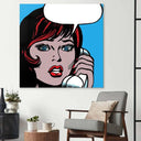 Distress Call Retro Glass Wall Art - DIY - CreoGlass®
