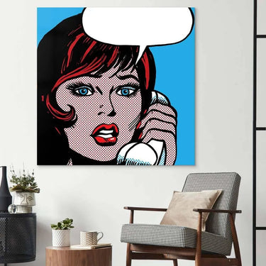 Distress Call Retro Glass Wall Art - DIY - CreoGlass®