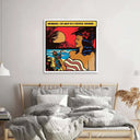 Girl in Paradise Retro Glass Wall Art - DIY - CreoGlass®
