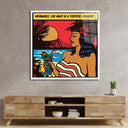 Girl in Paradise Retro Glass Wall Art - DIY - CreoGlass®