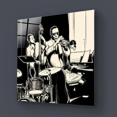 Jazz Band Glass Wall Art - DIY - CreoGlass®