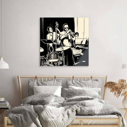 Jazz Band Glass Wall Art - DIY - CreoGlass®
