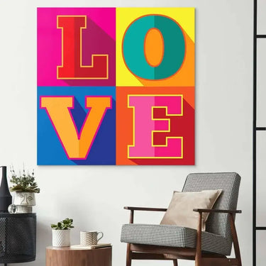 L-O-V-E Glass Wall Art - DIY - CreoGlass®