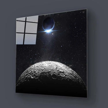 Moon and Earth Eclipse Glass Wall Art - DIY - CreoGlass®