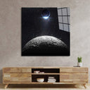 Moon and Earth Eclipse Glass Wall Art - DIY - CreoGlass®